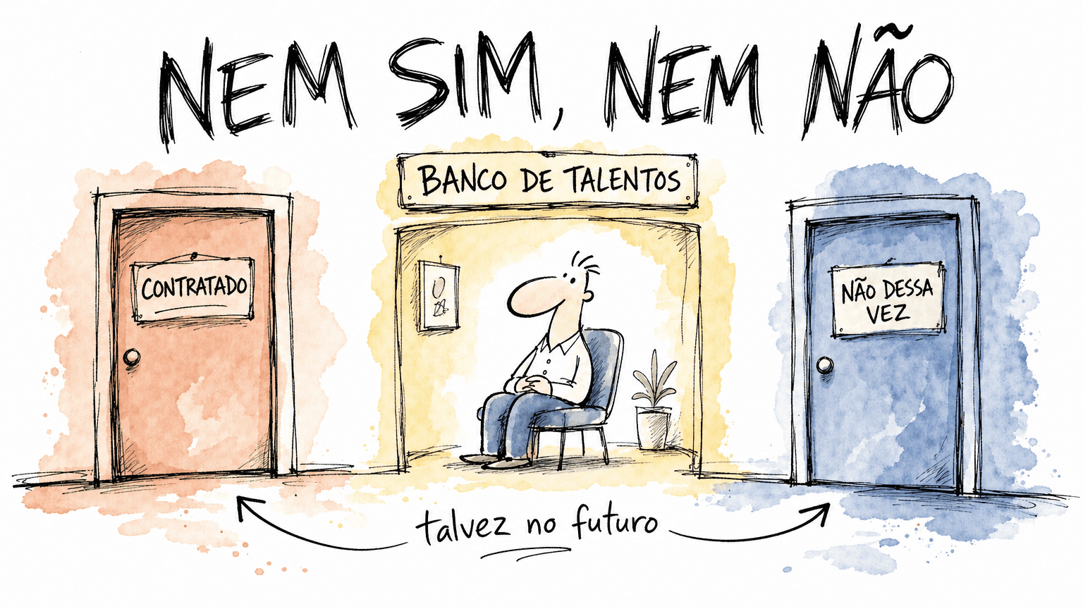 Banco de talentos da Gupy: nem aprovação, nem rejeição final, uma sala de espera.