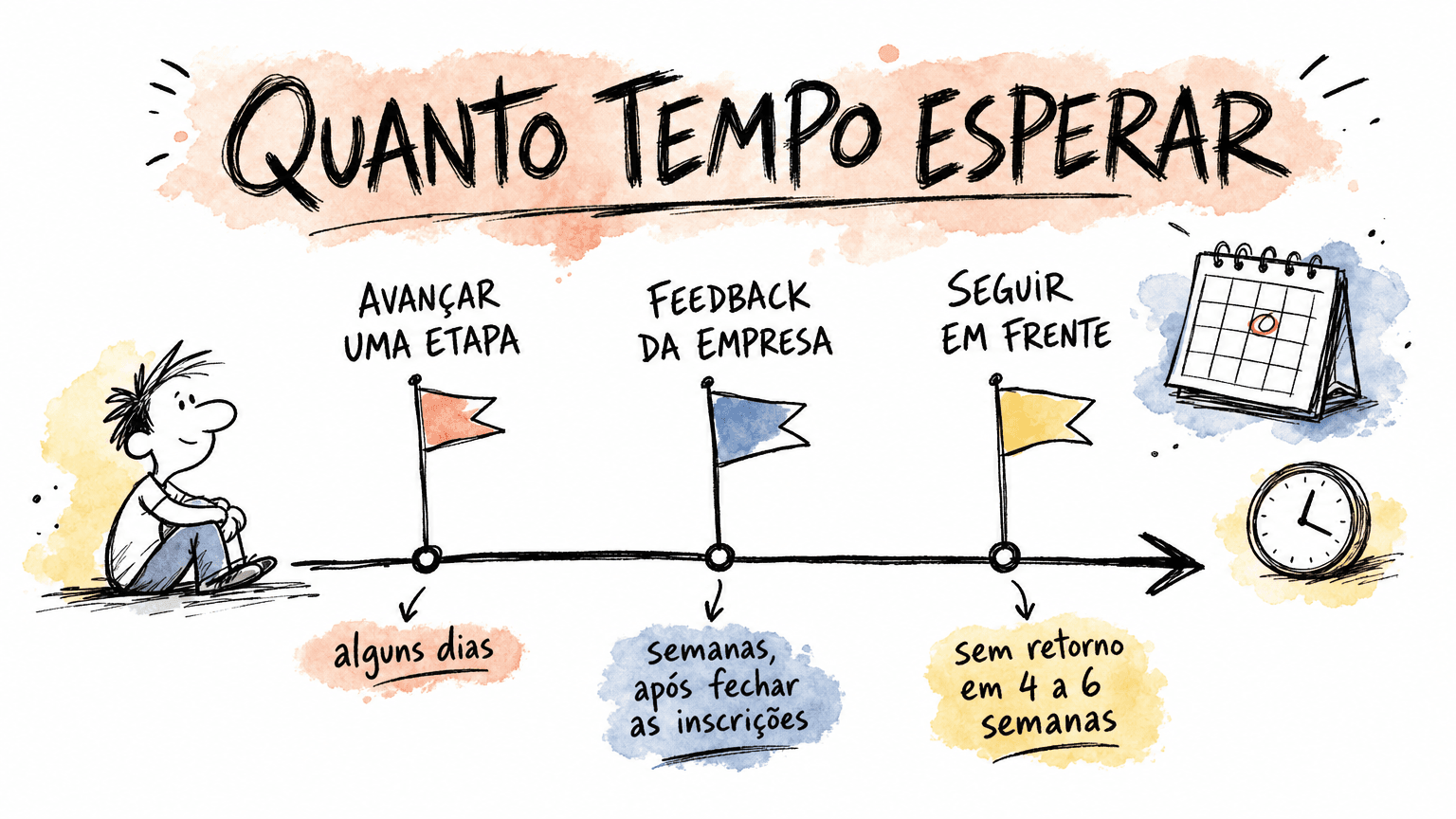 Quanto tempo esperar em cada fase do processo seletivo da Gupy.